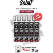 Selsil 5 Al 4 Öde Ultra Güçlü Yapıştırıcı, 290 ml ve Rosie Pamuk