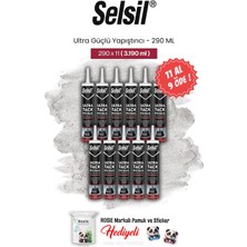 Selsil 290 ml Ultra Güçlü Yapıştırıcı, 11 Al 9 Öde ve Rosie Pamuk