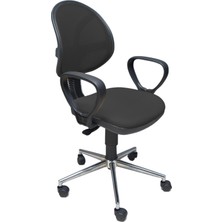 Rubano Ergonomik Ofis ve Öğrenci Çalışma Koltuğu – Sandalyesi (Krom Ayaklı)