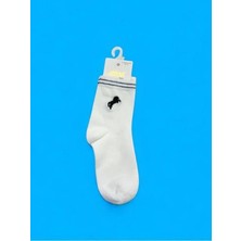 Erkek Çocuk At Işlemeli Soket Çorap