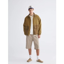 Xsıde Rahat Kalıp Gömlek Yaka Erkek Mont  (W5)