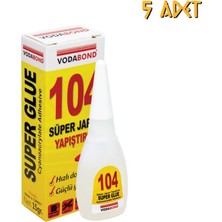 Vodabond Süper Japon Yapıştırıcı Şeffaf - 15 Gr. - 5 Adet