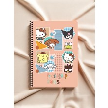 Keskin Color Hello Kitty And Friends A4 Spiralli – 80 Yaprak - Friendship Goals