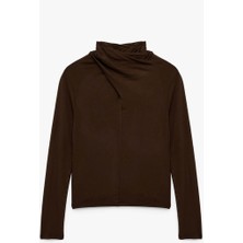 Koton  Kahverengi Kadın Sweatshirt 6WAK50002EK