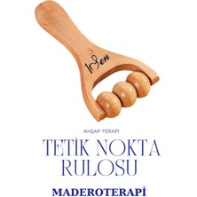 1Sen Art Beauty Ahşap Masaj Aleti Maderoterapi Tetik Rulosu Lenf Drenaj
