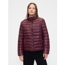 Gap Kadın Bordo ColdControl Puffer Şişme Mont