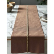 Scuba Kumaş Dokulu Dertsiz Leke Tutmaz Uzun Runner 40X110
