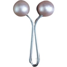 Eşarp Klipsi Top Model Düz Somon 1 Adet