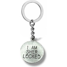 I Am Sher Locked Metal Anahtarlık – Sherlock Dizisi Temalı Madalyon Model
