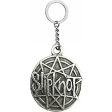 Slipknot Yuvarlak Metal Logo Anahtarlık – Rock & Heavy Metal Aksesuar