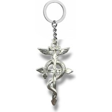 Snake And Cross Unisex Anahtarlık – Inanç, Koruma ve Dönüşüm Temalı Tasarım