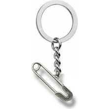 Çengelli Iğne Figürlü Terzi Anahtarlık – Zamak Metal Unisex Aksesuar