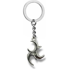 Ninja Yıldızı (Shuriken) Figürlü Anahtarlık – Zamak Metal Unisex Dövüş Sanatı Aksesuarı