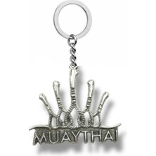 Ringin Kralı – Muay Thai King Figürlü Unisex Metal Anahtarlık