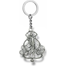 Kelebek Kanatlı Dans Eden Peri Figürlü Metal Anahtarlık – Masalsı ve Zarif Tasarım