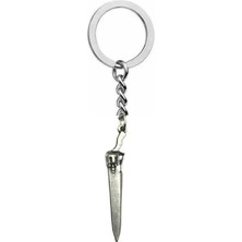 Bıçak Kama Figürlü Anahtarlık – Zamak Metal Unisex Gotik Stil Aksesuar