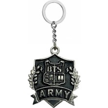 Bts Army Metal Anahtarlık – K-Pop Fan Aksesuarı