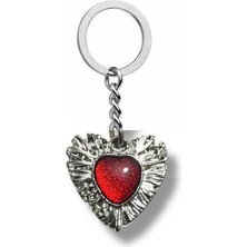 Rose Eye Of Heart Unisex Anahtarlık – Kalbin Gözünde Saklı Sır