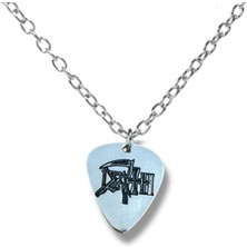 Death Metal Grubu Pena Şeklinde Çift Taraflı Rock Işaretli Metal Anahtarlık