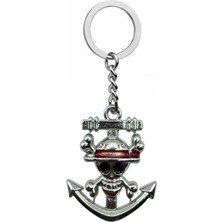 One Piece Korsan Figürlü Metal Anahtarlık – Unisex Anime Aksesuar