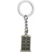 Doctor Who Tardıs Telefon Kulübesi Figürlü Unisex Anahtarlık – Zaman ve Mekânın Anahtarı