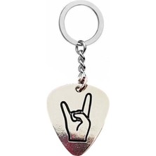 Opeth Metal Grubu Pena Şeklinde Çift Taraflı Rock Işaretli Metal Anahtarlık