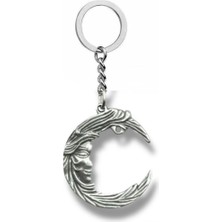 Ay Figürlü Unisex Anahtarlık | Metal | Minimalist ve Şık Tasarım