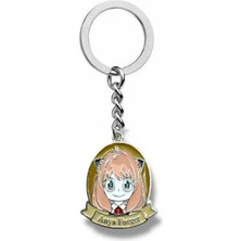 Anya Forger Figürlü Anahtarlık – Spy x Family Sevimli Anime Karakter Aksesuarı