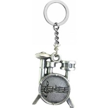 Drummer’s Beat – Unisex Notalı Bateri Figürlü Anahtarlık