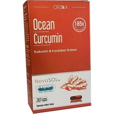 Orzax Ocean Curcumin Karabiber Ekstresi Takviye Edici Gıda 30 Kapsül
