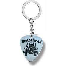 Motörhead Rock Müzik Grubu Pena Şeklinde Çift Taraflı Rock Işaretli Metal Anahtarlık