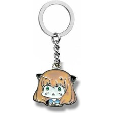 Spy x Family Anya Forger Yüz Figürlü Anahtarlık – Sevimli Anime Aksesuar