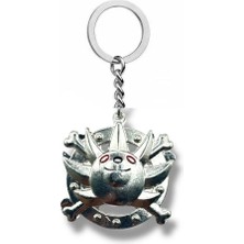 One Piece Luffy Zoro Bin Güneşli Logo Anahtarlık | Anime Korsan Unisex Aksesuar