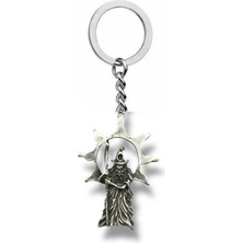 Büyücü Figürlü Wizard Unisex Metal Anahtarlık – Dayanıklı Zamak Kaplama Fantastik Aksesuar