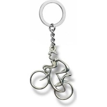 Özgür Pedal – Tribal Bisiklet Figürlü Unisex Metal Anahtarlık