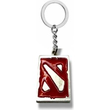 Dota Logolu Metal Anahtarlık – Zamak Kaplama Oyuncu ve Koleksiyonluk Aksesuar