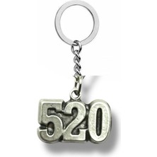 520 Numeroloji Bereket Unisex Anahtarlık –anlam Yüklü Tasarım