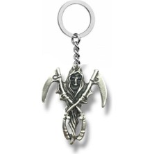 Death Angel Melek Figürlü Unisex Metal Anahtarlık – Dayanıklı Tasarım
