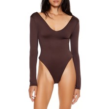 F21 Contour Sculpt V-Neck Bodysuit