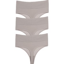 Vanilya Secret Tanga Yüksek Bel Toparlayıcı Pamuk 3'lü Paket