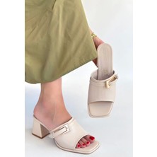 Ziva Bej Cilt Topuklu Terlik