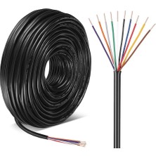 Otomatik Sulama ve Sinyal Kablosu 9X08MM 9 Renk Kodlu 100 Metre