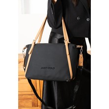 Just Polo Kadın Büyük Boy Lakost Su Geçirmez El ve Omuz Çantası