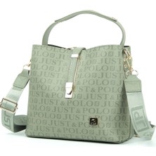Just Polo Baskılı Su Geçirmez El & Omuz Çantası