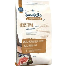 Sanabelle Sensitive Kuzu Etli Hassas Kedi Maması 2 kg