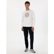 Pierre Cardin Erkek Lacivert Slim Fit 3 İplik Düz Paça Eşofman Altı 50317670-VR033