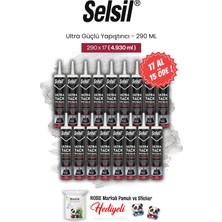 Selsil Ultra Güçlü Yapıştırıcı 290 Ml, 17 Al 15 Öde ve Rosie Pamuk
