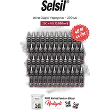 Selsil 48 Al 44 Öde 290 Ml, Ultra Güçlü Yapıştırıcı ve Rosie Pamuk
