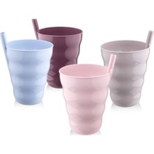 Poşetli Pipetli 3'lü Bardak Ur 3181