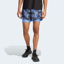 Adidas Performance JL8721 Own The Run Spray Dye 2-In-1 Short